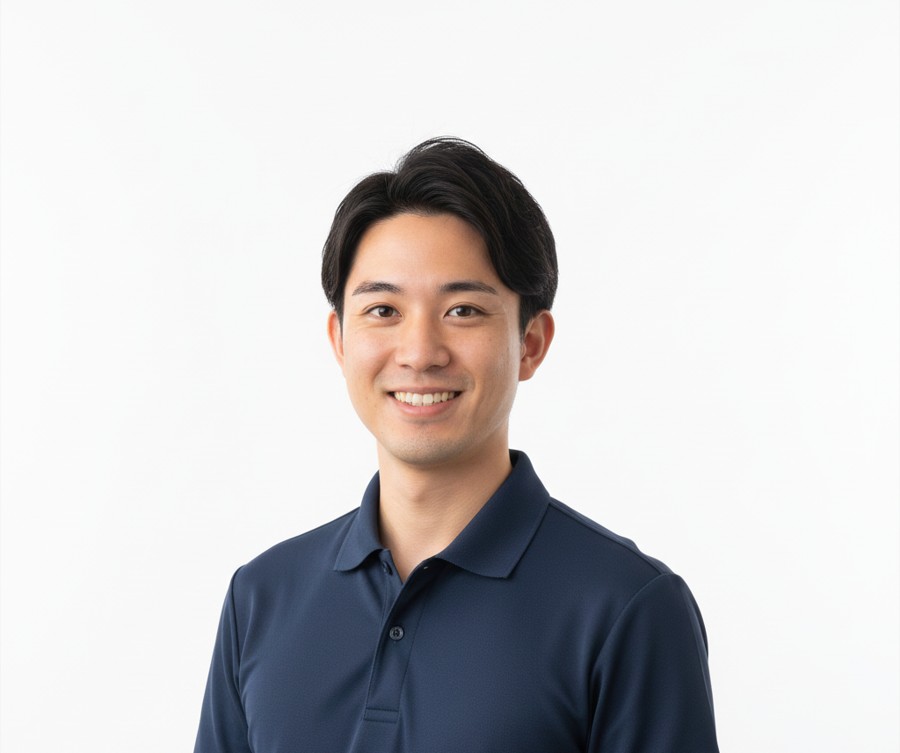 Professional portrait of Haruto Tanaka, an IT Engineer in Japan, who gained English confidence for technical presentations and coding collaboration in global tech communities via 360 Fluency.